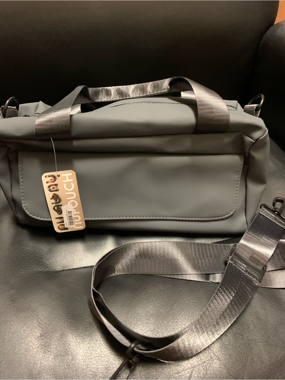 Gray daily duffle bag  Nupouch